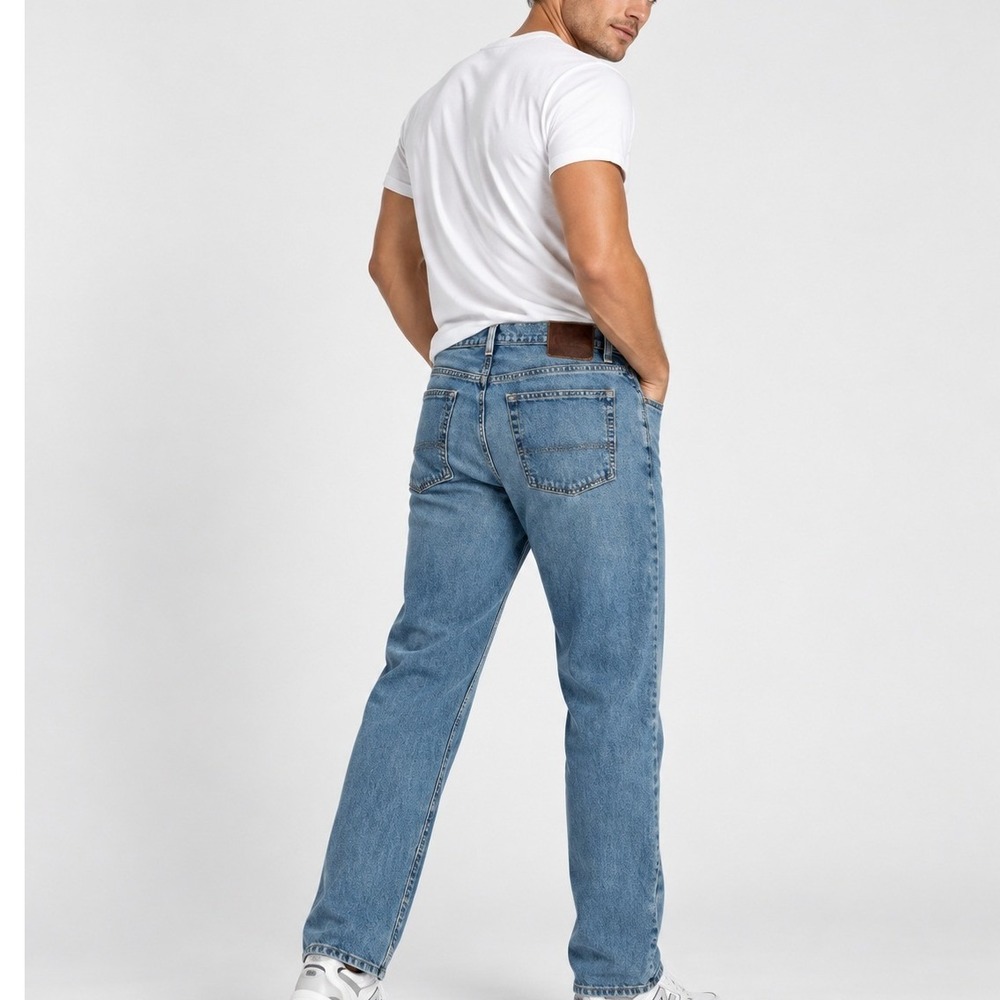 Polo Ralph Lauren Authentic Dungarees Mens Medium Wash Straight Leg Jeans